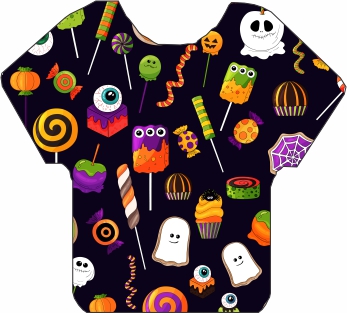 Halloween Candy Pattern 12"